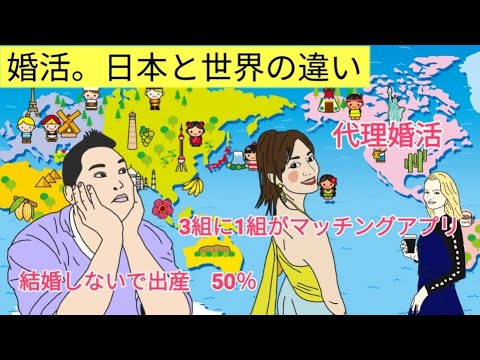 【日本は時代遅れ？】婚活。日本と世界の違い